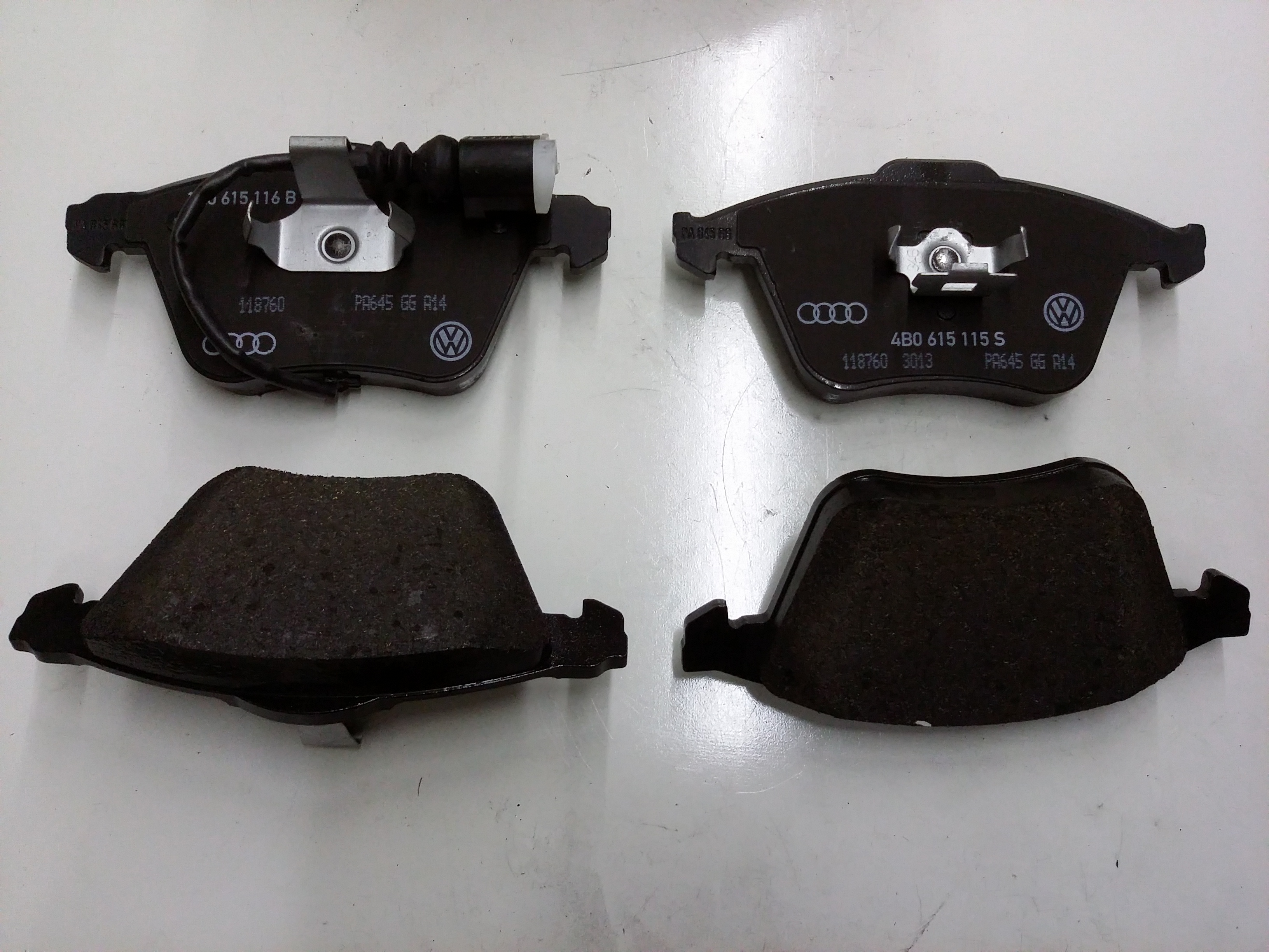 Volkswagen Passat Disc Brake Pad Set Front K B Hudson